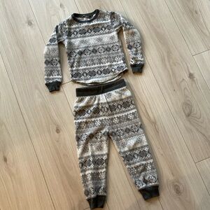 Eddie Bauer Winter Pajama Set 2T Fairisle